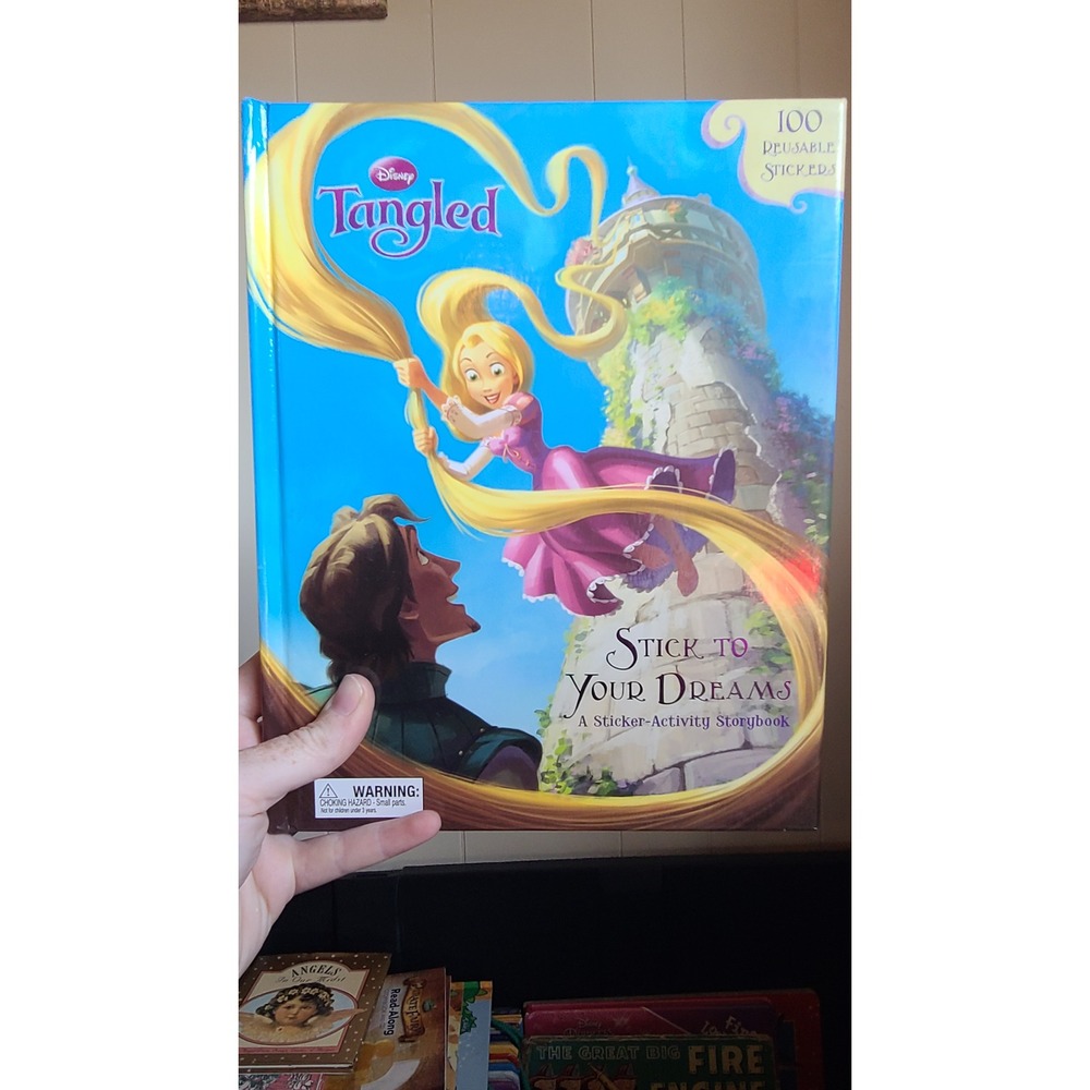 Disney Tangled Stick to Your Dreams Sticker Activity Storybook Reusable Stickers